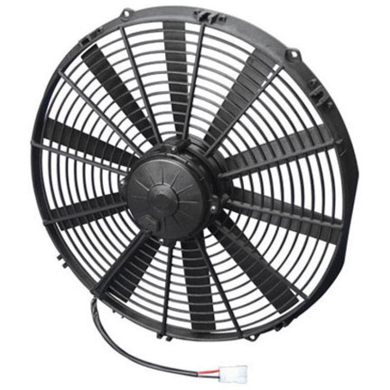 SPAL 2036 CFM 16in High Performance Fan - Push/Straight (VA18-AP70/LL-86S) - Corvette Realm