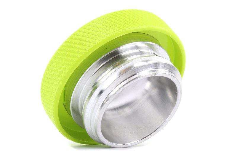 Perrin 02-21 Subaru WRX / 2022 BRZ & GR86 / 04-21 STI / 00-18 Forester XT Oil Fill Cap - Neon Yellow - Corvette Realm