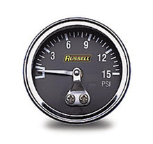 Load image into Gallery viewer, Russell Performance 15 psi fuel pressure gauge (Non liquid-filled) - Corvette Realm