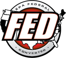 Load image into Gallery viewer, MagnaFlow Conv Univ 2.25in Inlet/Outlet Center/Center Round - Corvette Realm