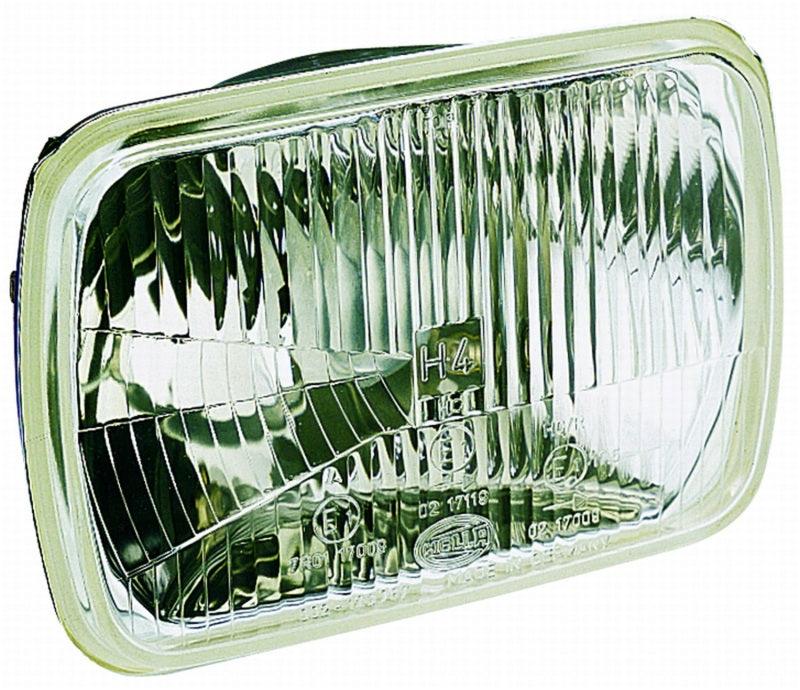 Hella Vision Plus 8in x 6in Sealed Beam Conversion Headlamp Kit (Legal in US for MOTORCYLCES ONLY) - Corvette Realm