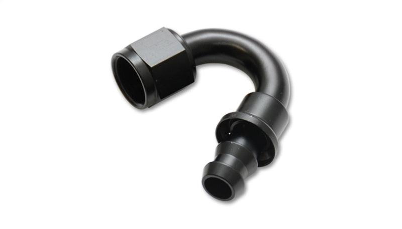 Vibrant -4AN Push-On 150 Degree Hose End Fitting - Corvette Realm