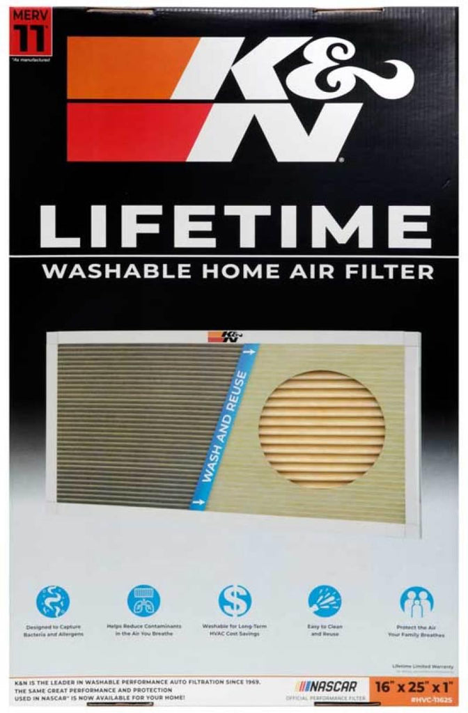 K&N HVAC Filter - 16 x 25 x 1 - Corvette Realm