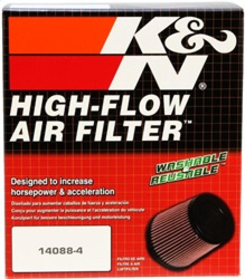 K&N Filter Universal Rubber Filter 5in Flange 6.5in Base 4.5in Top 5.5in Height - Corvette Realm