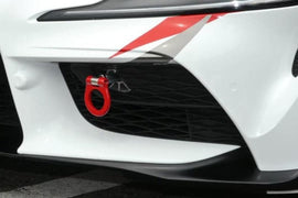 Cusco Folding Front Tow Hook 2020+ Toyota Supra (A90) 3.0L Turbo - Red - Corvette Realm