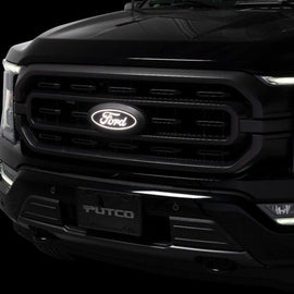 Putco 23-24 Ford Super Duty Front Luminix Ford Led Grille Emblems - Corvette Realm