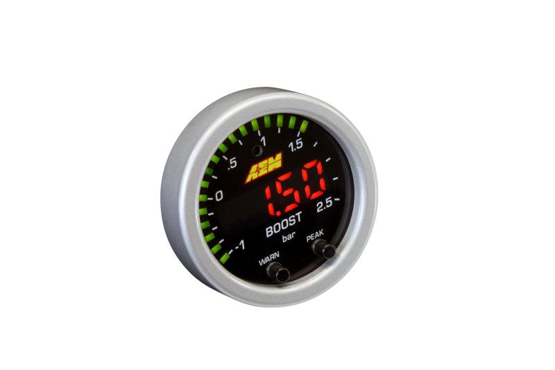 AEM X-Series Boost Pressure -30inHg 35psi Gauge - Corvette Realm