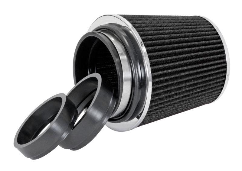 Spectre Adjustable Conical Air Filter 5-1/2in. Tall (Fits 3in. / 3-1/2in. / 4in. Tubes) - Black - Corvette Realm