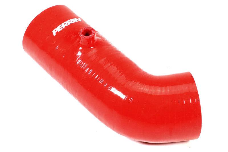 Perrin 22-23 Subaru BRZ/Toyota GR86 Silicone Inlet Hose (3in. ID / SS Wire) - Red - Corvette Realm