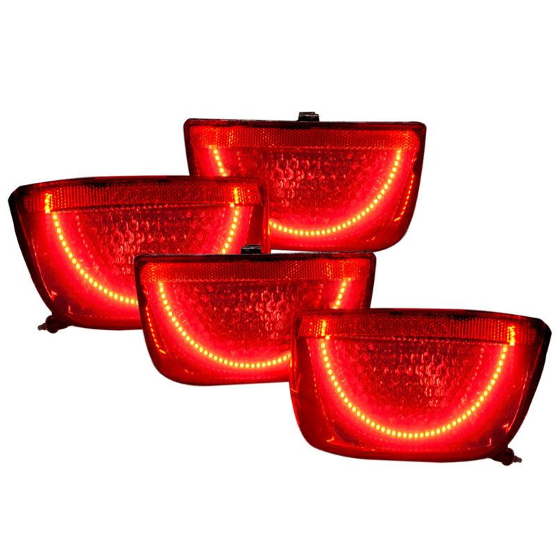 Oracle 10-13 Chevrolet Camaro LED Afterburner Tail Light Halo Kit - Red - Corvette Realm