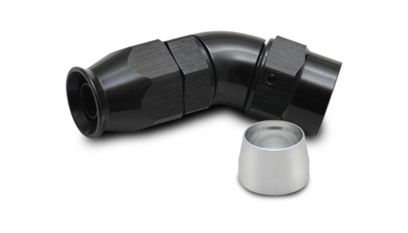 Vibrant 45 Degree One Piece Hose End for PTFE Lined Hose Size -8AN - Corvette Realm