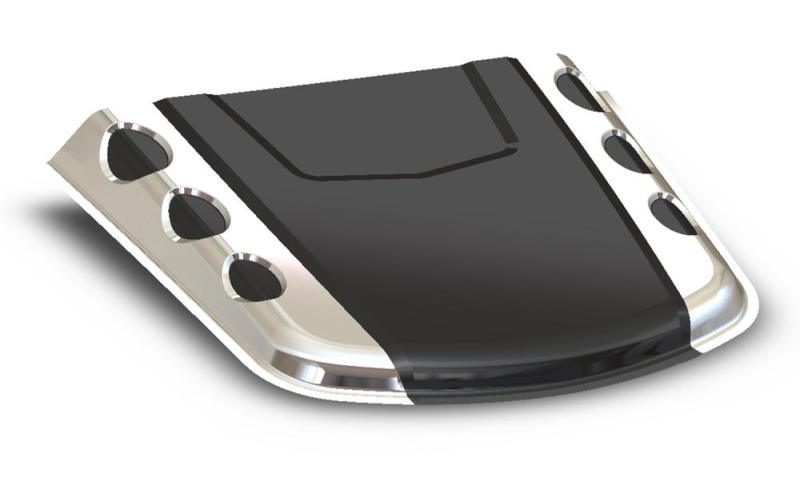 AVS Universal Hood Scoop - Smoke - Corvette Realm