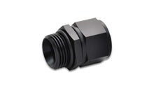 Load image into Gallery viewer, Vibrant -6AN Female to -10 ORB Swivel Adapter w/ O-Ring - Anodized Black - Corvette Realm