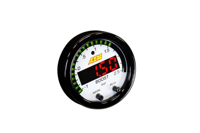 AEM X-Series Boost Pressure -30inHg 35psi Gauge - Corvette Realm