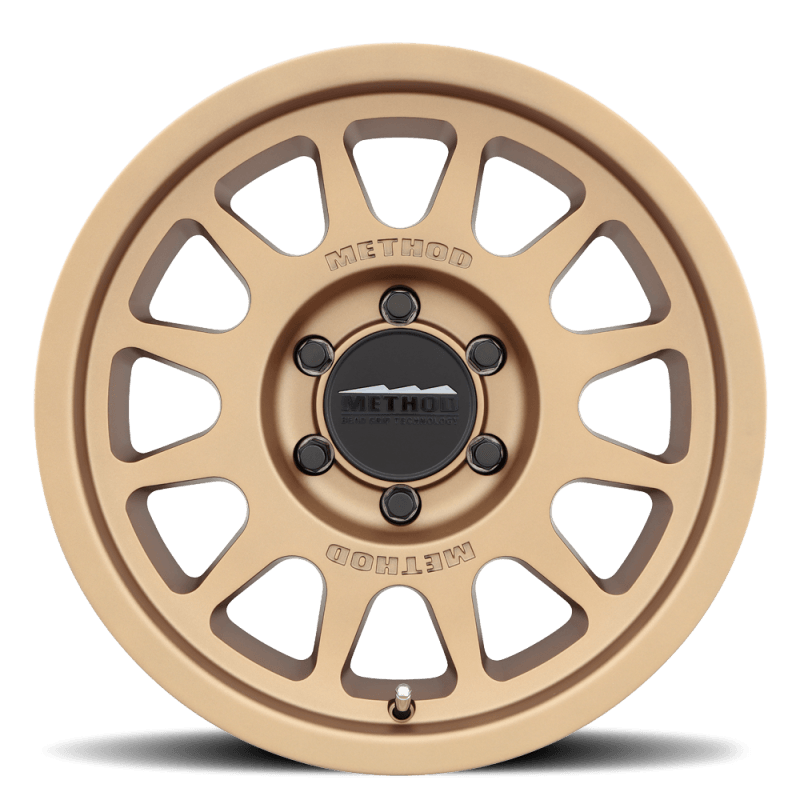 Method MR703 17x8.5 0mm Offset 6x5.5 106.25mm CB Method Bronze Wheel - Corvette Realm