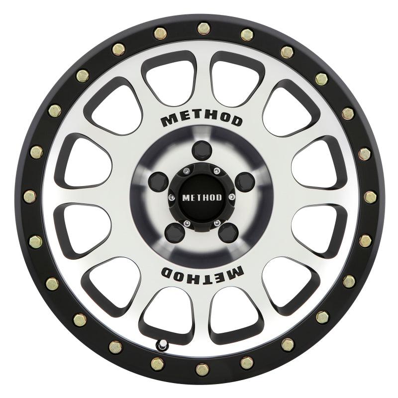 Method MR305 NV 16x8 0mm Offset 5x4.5 83mm CB Machined/Black Street Loc Wheel - Corvette Realm