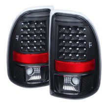 Load image into Gallery viewer, Xtune Dodge Dakota 97-04 LED Tail Lights Black ALT-JH-DDAK97-LED-BK - Corvette Realm