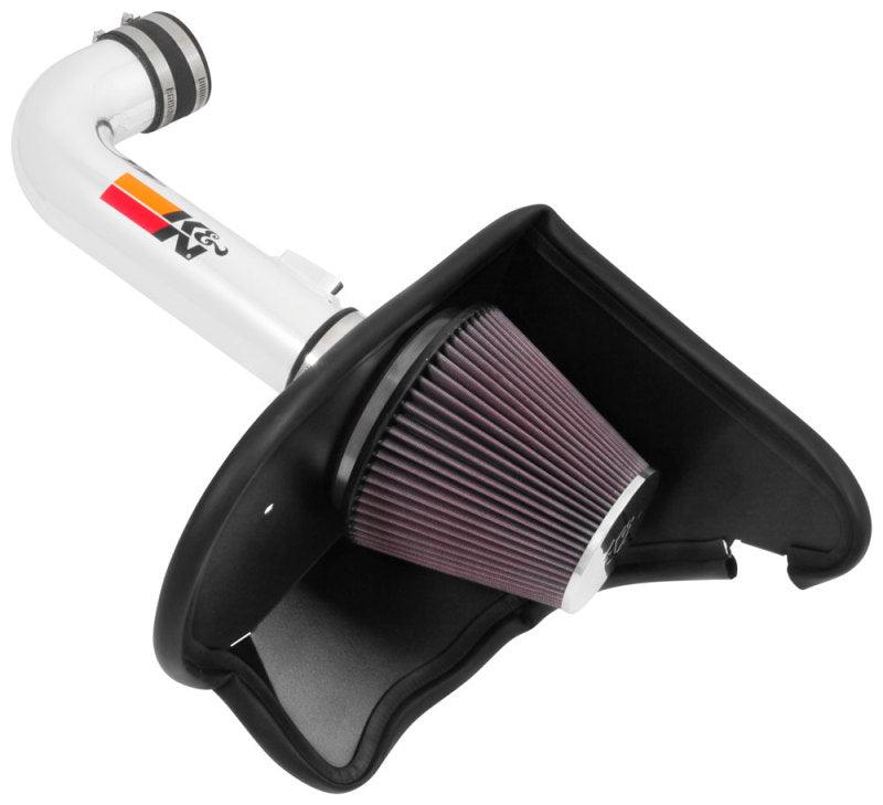 K&N 16-17 Chevy Camaro 3.6L Silver Typhoon Short Ram Intake - Corvette Realm