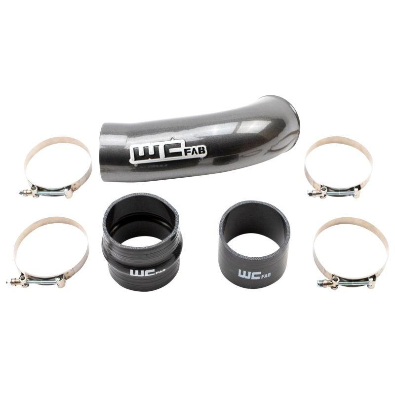 Wehrli 2020+ Chevrolet 6.6L L5P Duramax 4in Intake Pipe (Use w/OEM Air Box) - Gloss Black - Corvette Realm