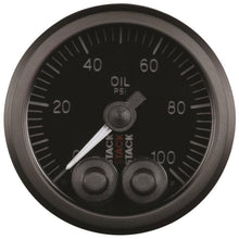 Load image into Gallery viewer, Autometer Stack Instruments Pro Control 52mm 0-100 PSI Oil Pressure Gauge - Black (1/8in NPTF Male) - Corvette Realm