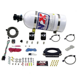 Nitrous Express GM LS 102mm Nitrous Plate Kit (50-400HP) w/10lb Bottle - Corvette Realm