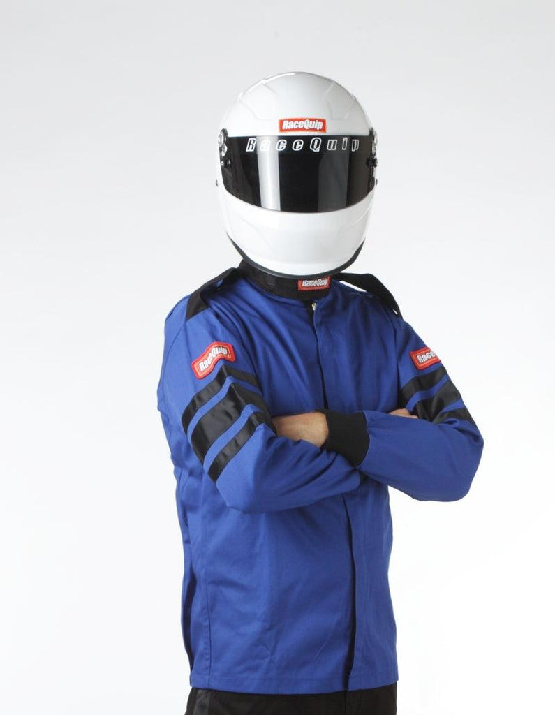 RaceQuip Blue SFI-1 1-L Jacket - 2XL - Corvette Realm