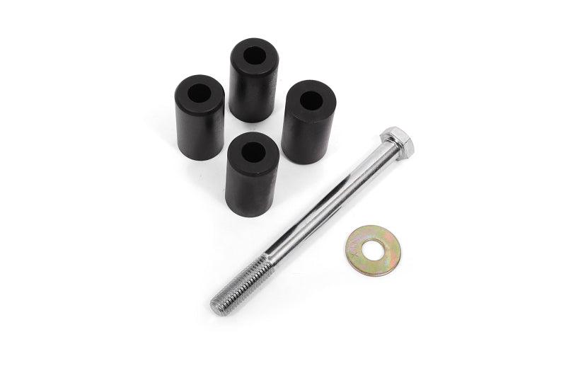 BMR 15-18 Ford Mustang S550 Rear Cradle Bushing Kit w/ Centering Sleeves- Black - Corvette Realm