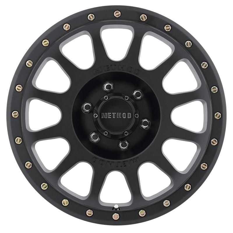 Method MR305 NV 17x8.5 0mm Offset 6x135 94mm CB Matte Black Wheel - Corvette Realm