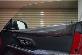 Revel GT Dry Carbon Door Trim Cover 2020 Toyota GR Supra - 2 Pieces - Corvette Realm