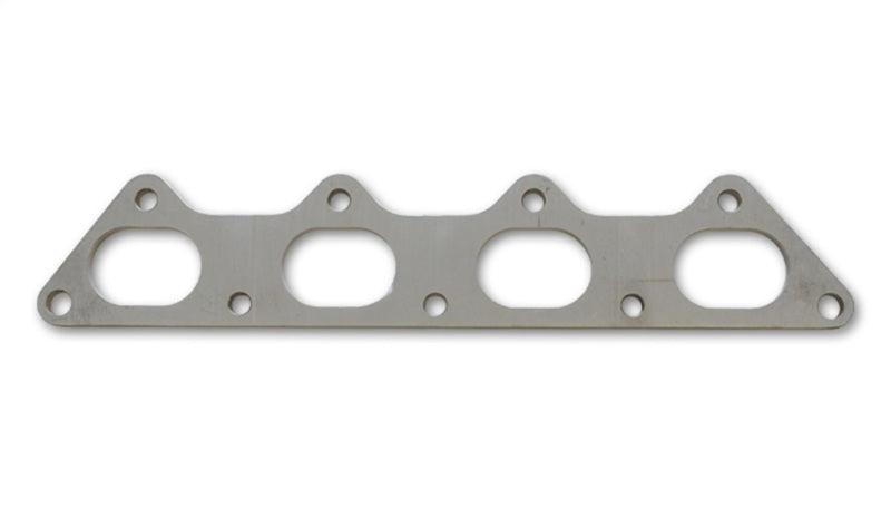 Vibrant T304 SS Exhaust Manifold Flange for Mitsubishi 4G63 motor 3/8in Thick - Corvette Realm