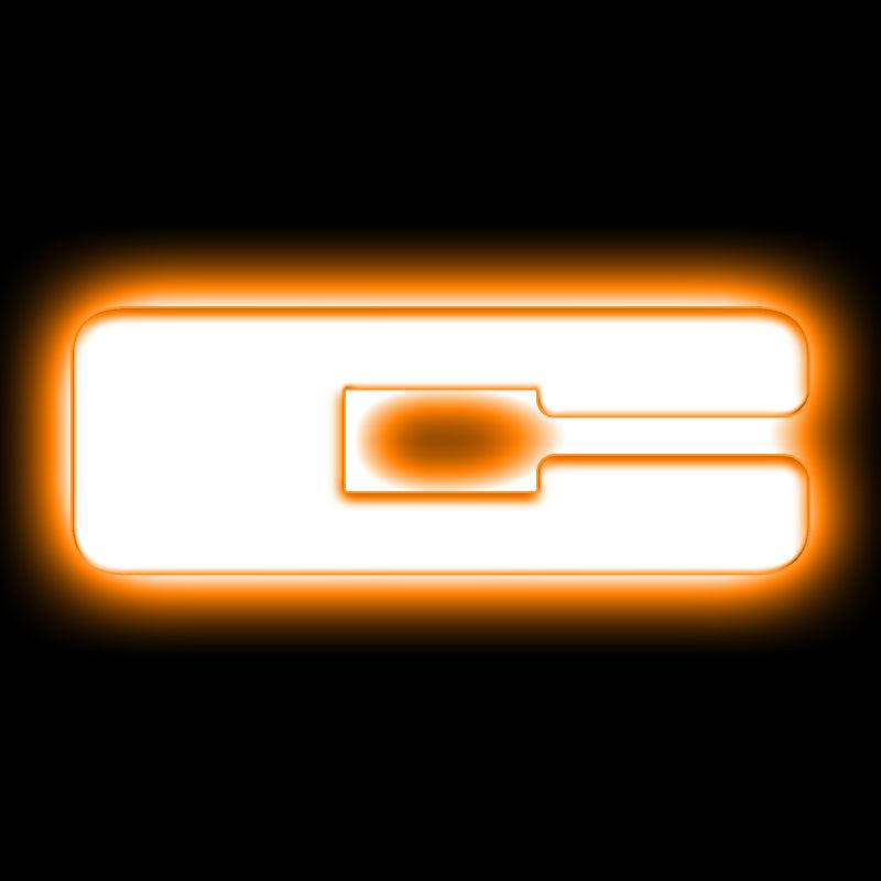 ORACLE Lighting Universal Illuminated LED Letter Badges - Matte White Surface Finish - C - Corvette Realm