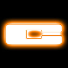 Load image into Gallery viewer, ORACLE Lighting Universal Illuminated LED Letter Badges - Matte White Surface Finish - C - Corvette Realm