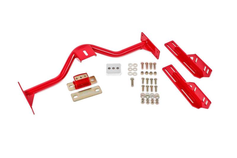 BMR 67-69 1st Gen F-Body Transmission Conversion Crossmember T56/TR6060/TH400/4L80E - Red - Corvette Realm