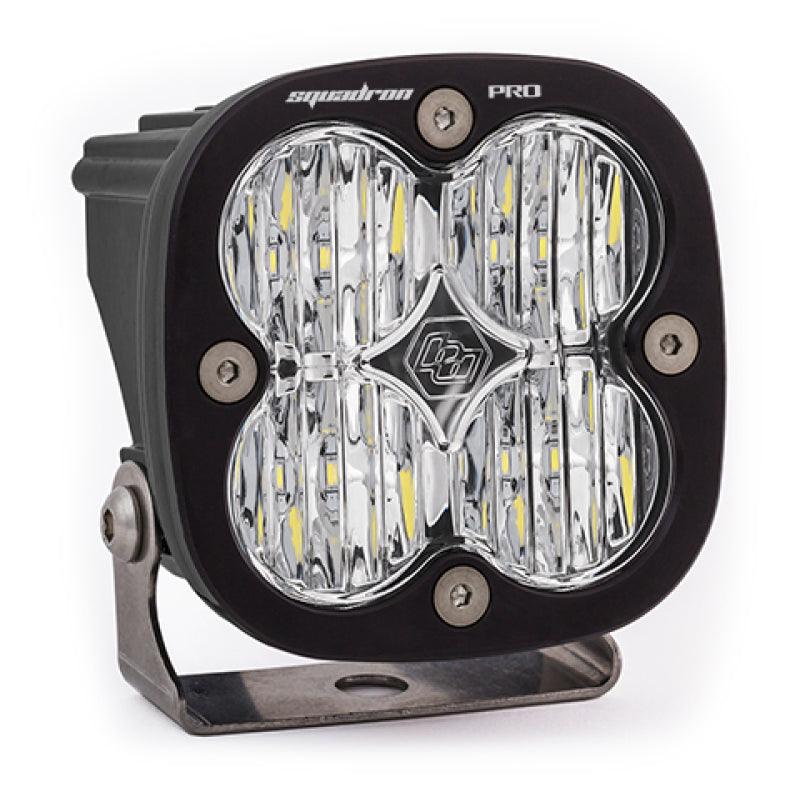 Baja Designs Squadron Pro Black Wide Cornering Pattern LED Light Pod - Clear - Corvette Realm