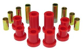 Prothane 07-14 Chevy Silverado 2/4wd Upper/Lower Front Control Arm Bushings - Red - Corvette Realm