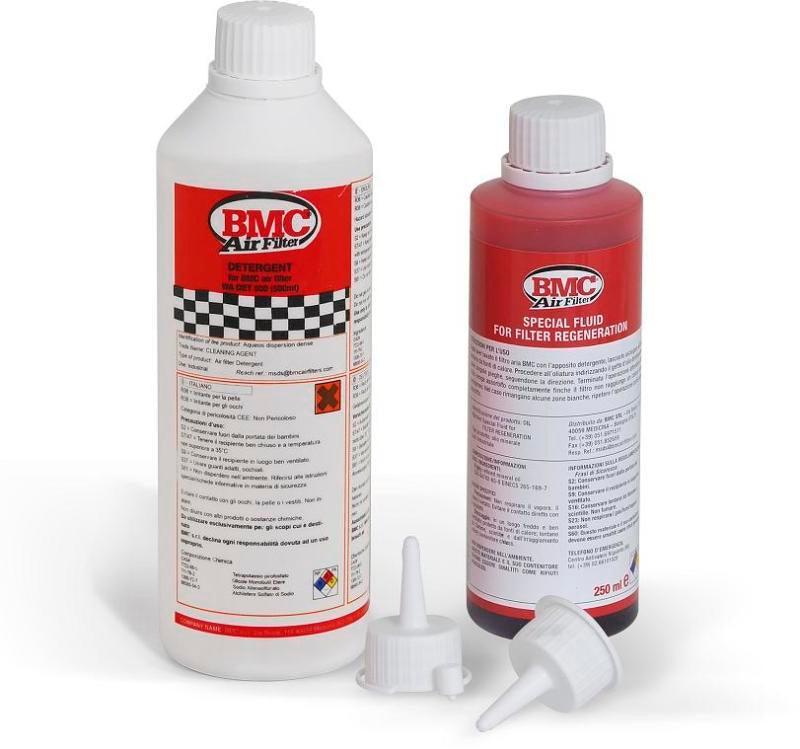 BMC Complete Filter Washing Kit - 500ml Detergent & 250ml Oil Bottle - Corvette Realm