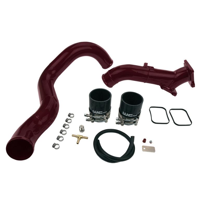 Wehrli 01-04 Chevrolet 6.6L LB7 Duramax 3in Y-Bridge Kit - WCFab Red - Corvette Realm