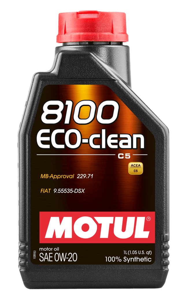 Motul 1L 8100 Eco-Clean 0W20 - Corvette Realm