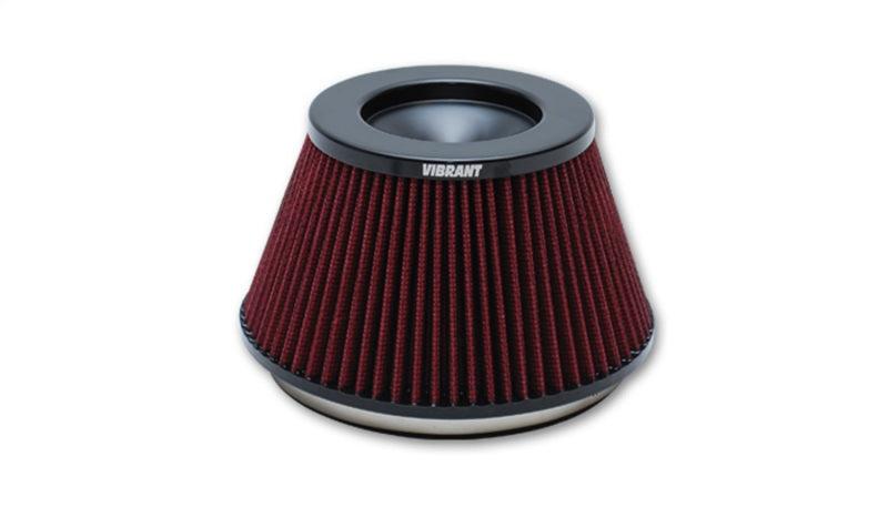 Vibrant The Classic Perf Air Filter 5in OD Conex3-5/8in Tallx6in ID Bellmouth VelocityStack10950-52 - Corvette Realm