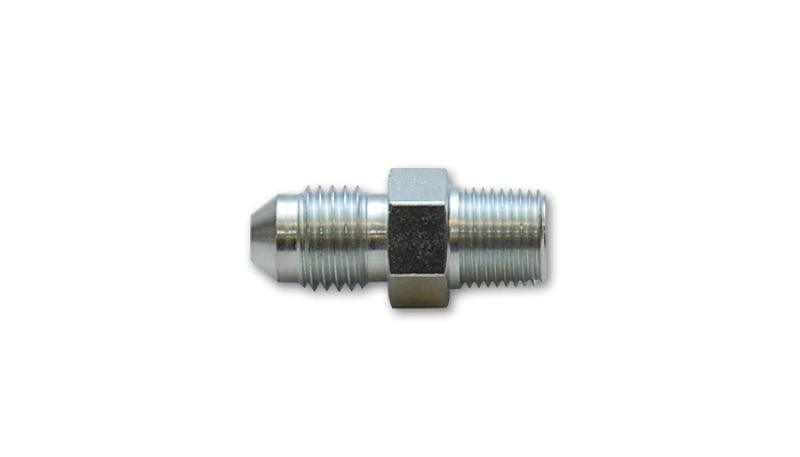 Vibrant -4AN to 1/8in NPT Straight Adapter Fitting - Steel - Corvette Realm