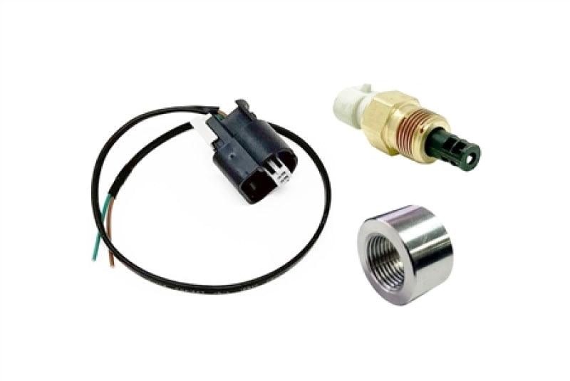 Torque Solution Fast Response SD IAT Sensor Kit GM Style IAT Sensor w/ Pigtail & Aluminum Weld Bung - Corvette Realm