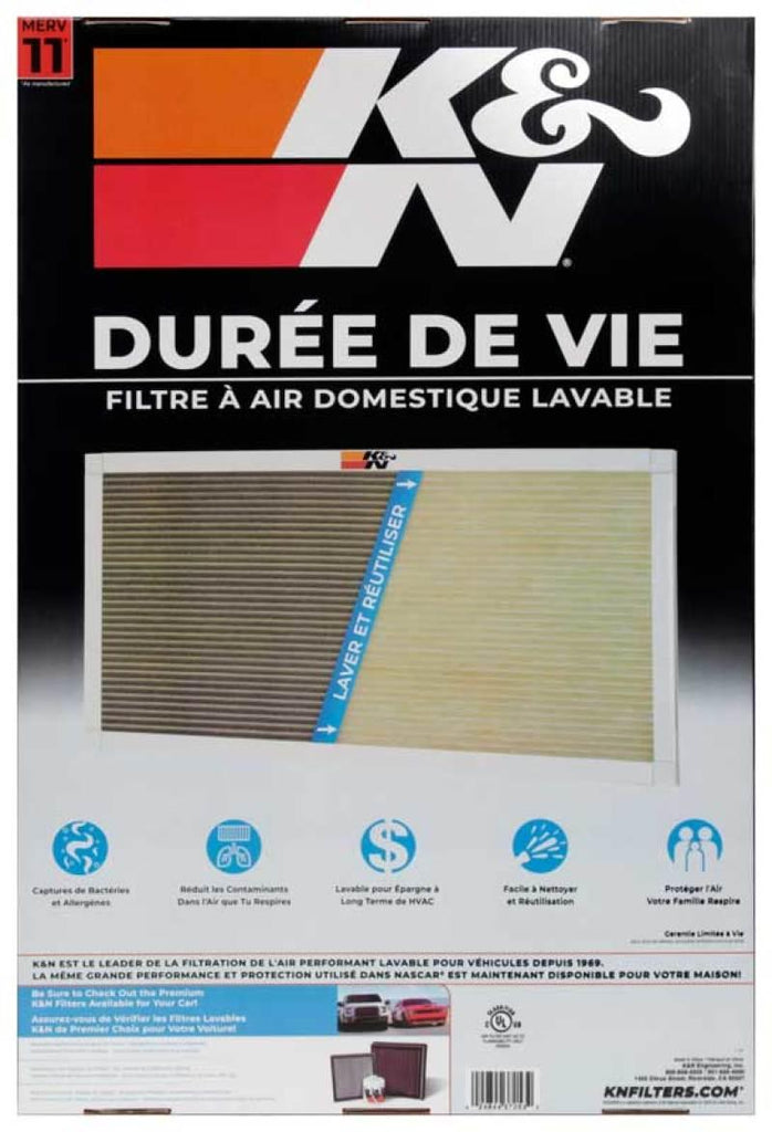 K&N HVAC Filter - 20 x 30 x 1 - Corvette Realm