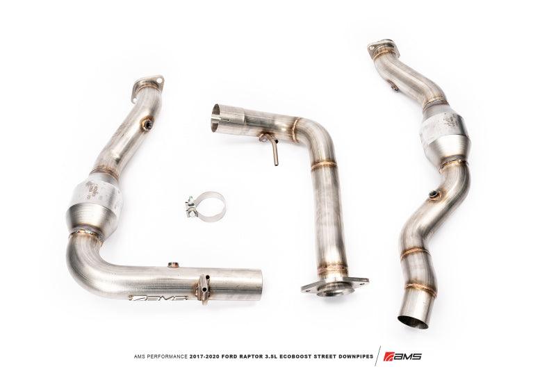AMS Performance 17-20 Ford Raptor 3.5L Ecoboost Street Downpipes - Corvette Realm