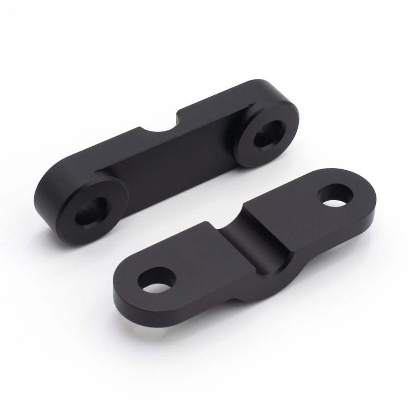 BLOX Racing 2-Pc Solid Shifter Bushing Kit Rear - Civic Integra - Black - Corvette Realm