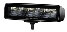 Load image into Gallery viewer, Hella Universal Black Magic 6 L.E.D. Mini Light Bar - Flood Beam