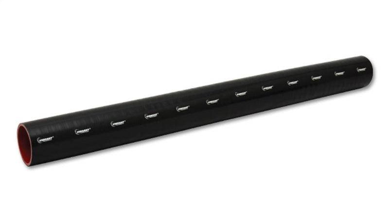 Vibrant 4 Ply Reinforced Silicone Straight Hose Coupling - 2.5in I.D. x 36in long (BLACK) - Corvette Realm