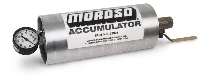 Moroso Oil Accumulator - 1.5 Quart - 10in x 4.25in - Corvette Realm