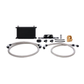 Mishimoto 10-15 Chevrolet Camaro SS Thermostatic Oil Cooler Kit - Black - Corvette Realm