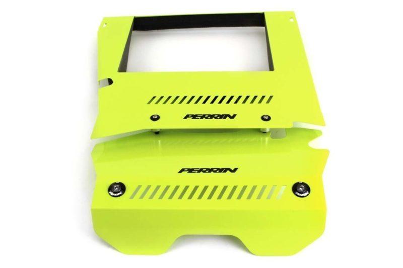 Perrin 15-16 Subaru WRX Engine Cover Kit - Neon Yellow - Corvette Realm