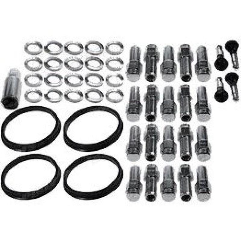 Race Star 14mm x 1.5 1.38in. Shank w/ 7/8in. Head Dodge Charger Closed End Lug Kit - 20 PK - Corvette Realm